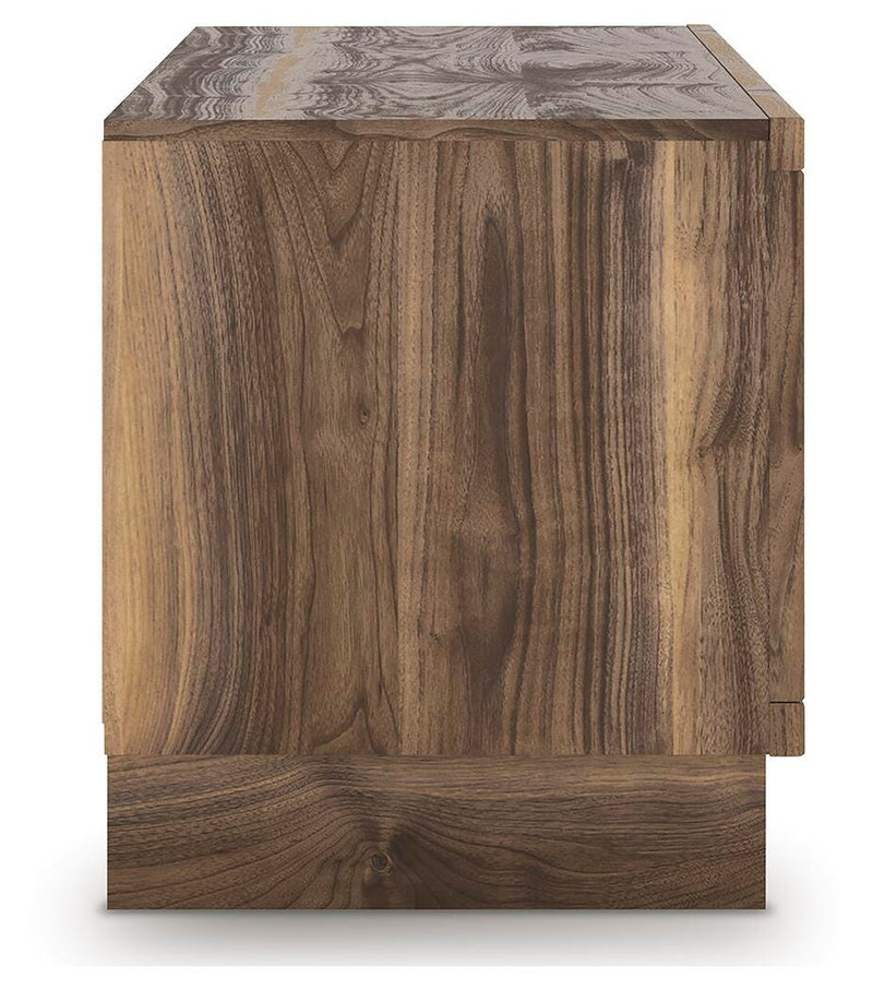 Zadilyn Brown 72" TV Stand with Electric Fireplace - W3367W1