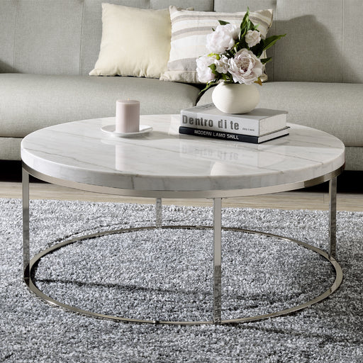 Zaidee COFFEE TABLE W/MARBLE - LV02795
