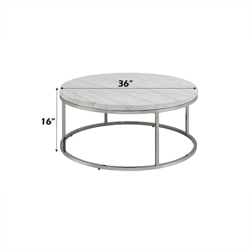Zaidee COFFEE TABLE W/MARBLE - LV02795