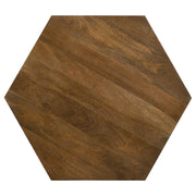 Zalika Hexagonal Solid Mango Wood Coffee Table Natural - 724188