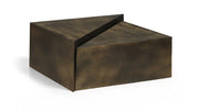 Zani Iron Coffee Table in Brown - 131Brown-CT17