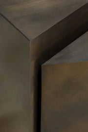 Zani Iron Coffee Table in Brown - 131Brown-CT17