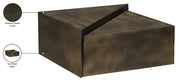 Zani Iron Coffee Table in Brown - 131Brown-CT17