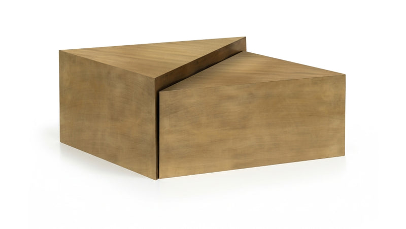 Zani Iron Coffee Table in Gold - 131Gold-CT17