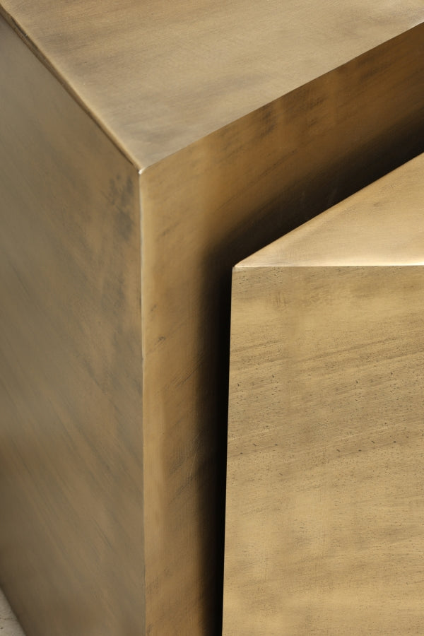 Zani Iron Coffee Table in Gold - 131Gold-CT17