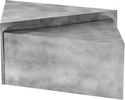 Zani Iron Coffee Table in Silver - 131Silver-CT17