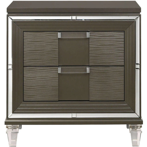 Zara Charcoal Nightstand - ZARA-CHR-NS