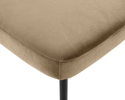 Zarelle Performance Fabric Upholstered Dining Chair in Beige, Set of 2 - 88021Beige-C