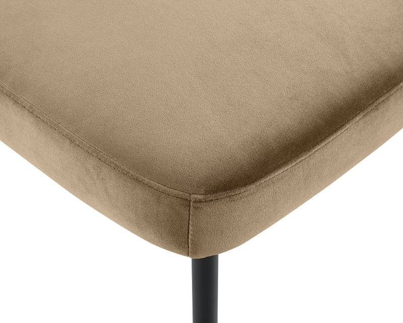 Zarelle Performance Fabric Upholstered Dining Chair in Beige, Set of 2 - 88021Beige-C