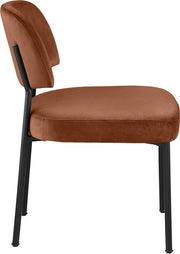 Zarelle Performance Fabric Upholstered Dining Chair in Cognac, Set of 2 - 88021Cognac-C