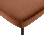 Zarelle Performance Fabric Upholstered Dining Chair in Cognac, Set of 2 - 88021Cognac-C