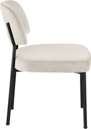 Zarelle Performance Fabric Upholstered Dining Chair in Cream, Set of 2 - 88021Cream-C