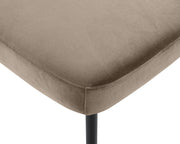 Zarelle Performance Fabric Upholstered Dining Chair in Taupe, Set of 2 - 88021Taupe-C