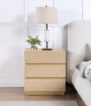 Zaylan Oak Veneer Night Stand in Natural - 384Natural-NS