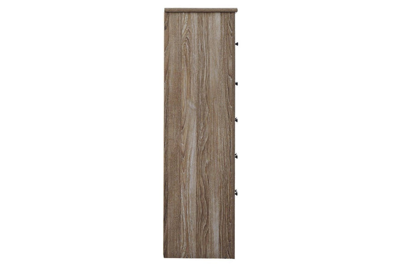 Zelen Warm Gray Chest of Drawers - Gate FurnitureChest