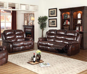 Zelkov Reclining Brown Living Room Set - Gate FurnitureLiving Room Set