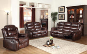 Zelkov Reclining Brown Living Room Set - Gate FurnitureLiving Room Set