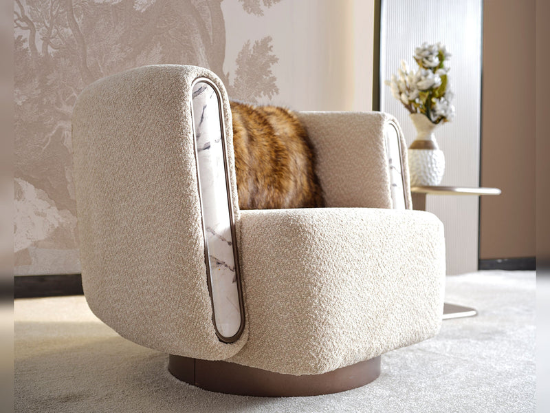 Zelve 4-pieces (2 Sofa & 2 Chair) Livingroom in Beige - 200-ZEL-3311