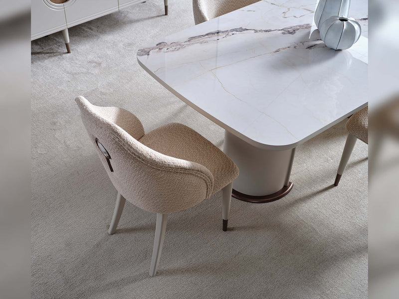 Zelve Diningroom (Consol With Mirror & Dining Table & 6 Dining Chair) - 200-ZEL-DT-6-SET