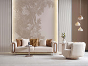 Zelve Stationary Sofa in Beige - 200-ZEL-3