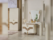 Zen Bedroom (Queen Frame With Headboard & Dresser With Mirror & 2 Nightstand) - 120-ZEN-SET
