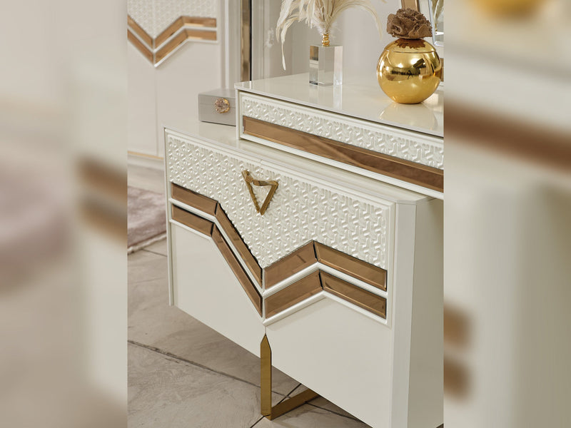 Zen Dresser With Mirror - 120-ZEN-DRM