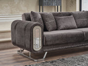 Zen Serr 3-pieces (Sofa & Loveseat & Chair) Livingroom in Beige - 200-SER-ZEN-STAR553-321