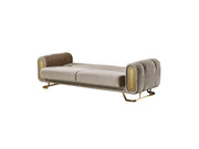 Zen Serr 3-pieces (Sofa & Loveseat & Chair) Livingroom in Dark Grey - 200-SER-ZEN-STAR245-321