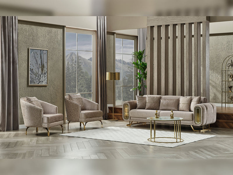 Zen Serr Chair in Beige - 200-SER-ZEN-STAR553-B