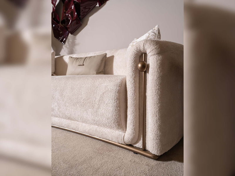 Zenith 4-pieces (2 Four Seater Sofa &  2 Lux Chair) Livingroom in Cream - 200-GAB-ZEN-44LBLB