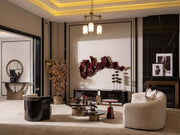 Zenith 4-pieces (2 Four Seater Sofa &  2 Lux Chair) Livingroom in Cream - 200-GAB-ZEN-44LBLB
