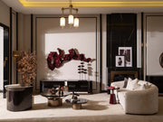 Zenith 4-pieces (2 Four Seater Sofa &  2 Lux Chair) Livingroom in Cream - 200-GAB-ZEN-44LBLB