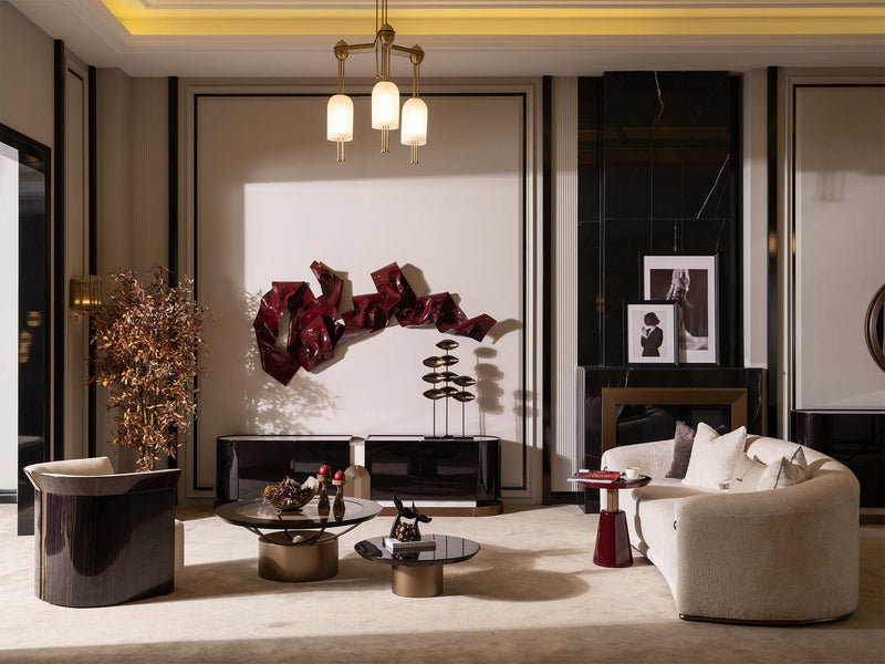 Zenith 4-pieces (2 Four Seater Sofa &  2 Lux Chair) Livingroom in Cream - 200-GAB-ZEN-44LBLB