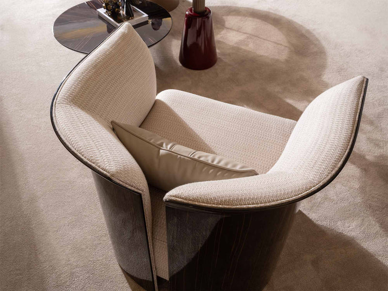 Zenith Lux Chair in Cream - 200-GAB-ZEN-LB