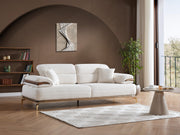 Zeta 3-pieces (Sofa & Loveseat & Chair) Livingroom in Cream - 200-ELIF-ZET-A645-321