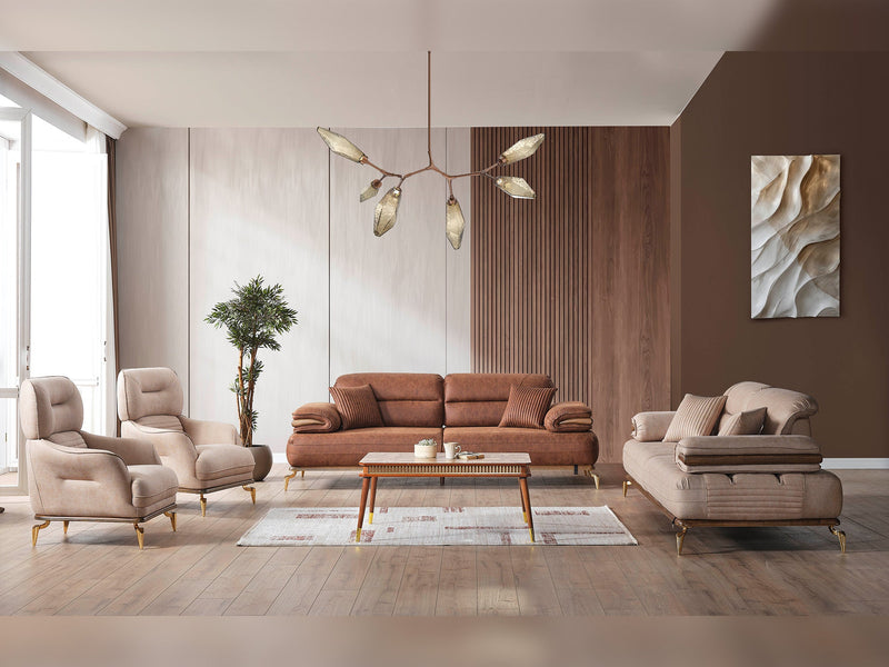 Zeta Chair in Beige - 200-ELIF-ZET-E150-B