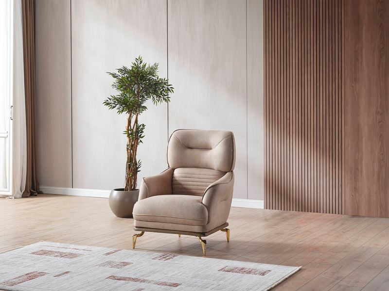 Zeta Chair in Cream - 200-ELIF-ZET-A645-B