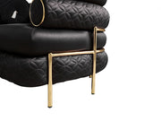 ZETA SOFA & LOVESEAT BLACK - ZETA SOFA & LOVESEAT BLACK