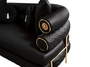 ZETA SOFA & LOVESEAT BLACK - ZETA SOFA & LOVESEAT BLACK