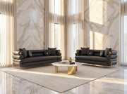 ZETA SOFA & LOVESEAT GREY - ZETA SOFA & LOVESEAT GREY
