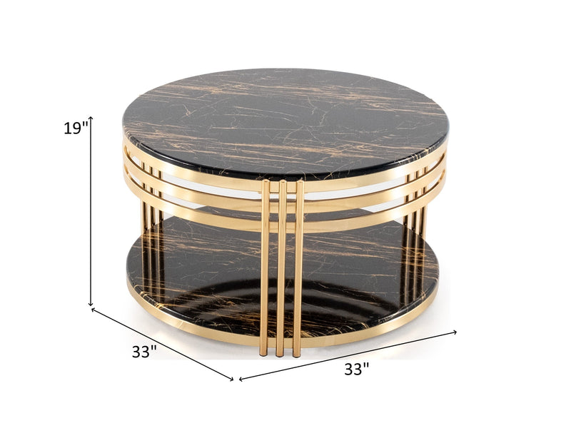 Zeus 330 - 331 33" Wide Coffee Table - Gate FurnitureCoffee Tables