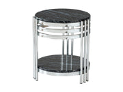 Zeus 335 - 336 18" Wide End Table - Gate FurnitureEnd & Side Tables