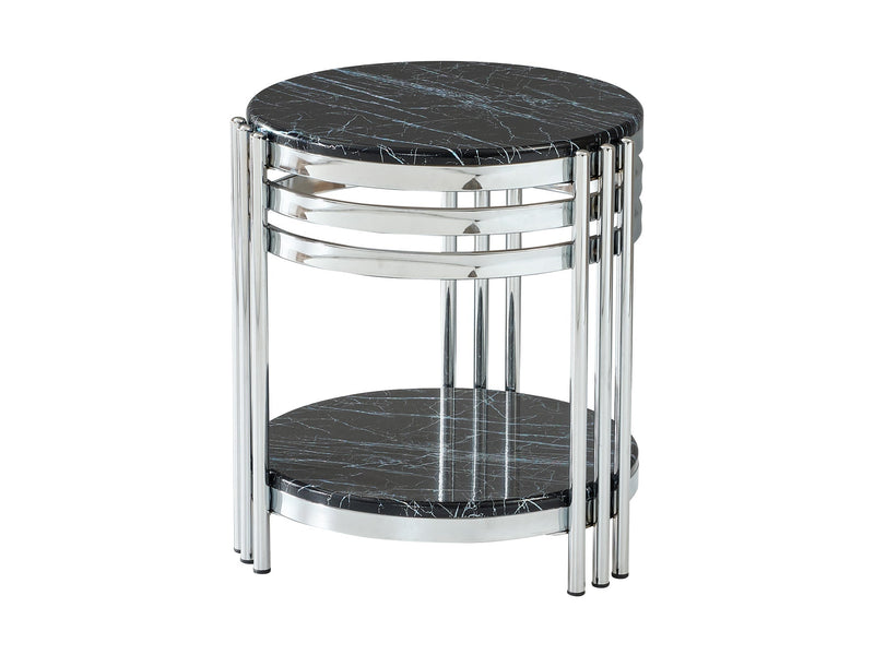 Zeus 335 - 336 18" Wide End Table - Gate FurnitureEnd & Side Tables