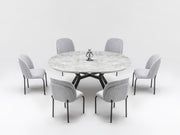 Zirkon Diningroom (Dining Table & 6 Dining Chair) - 115-ZIR-SET