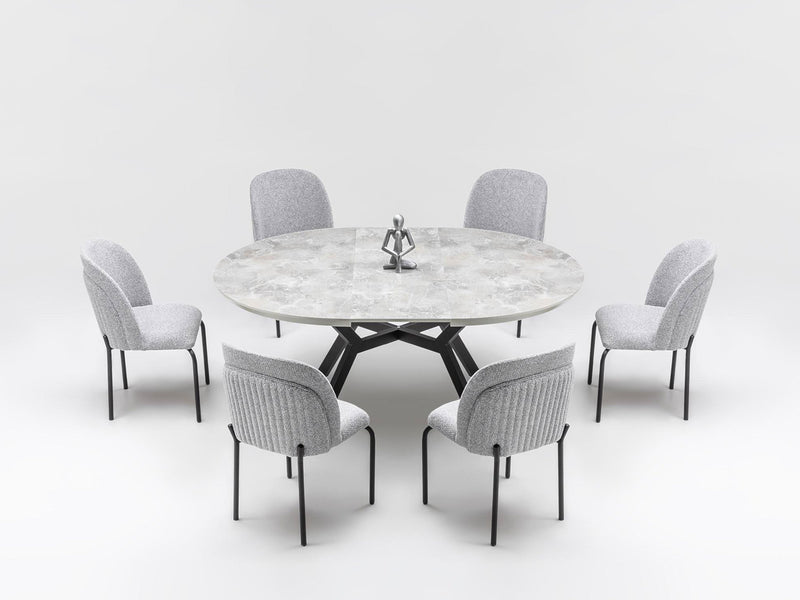 Zirkon Diningroom (Dining Table & 6 Dining Chair) - 115-ZIR-SET