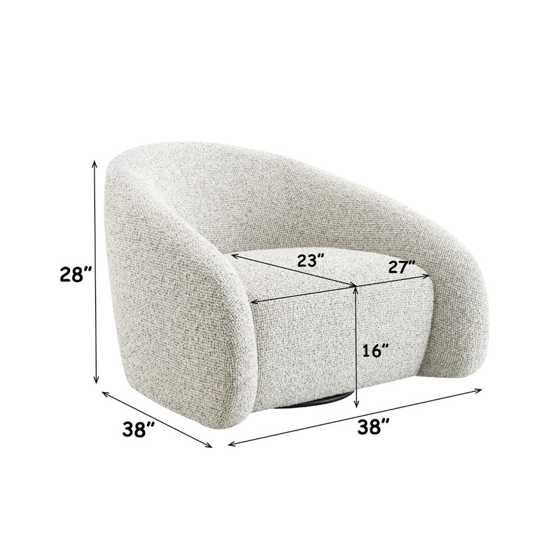 Zoey Accent Chair w/Swivel - AC03813