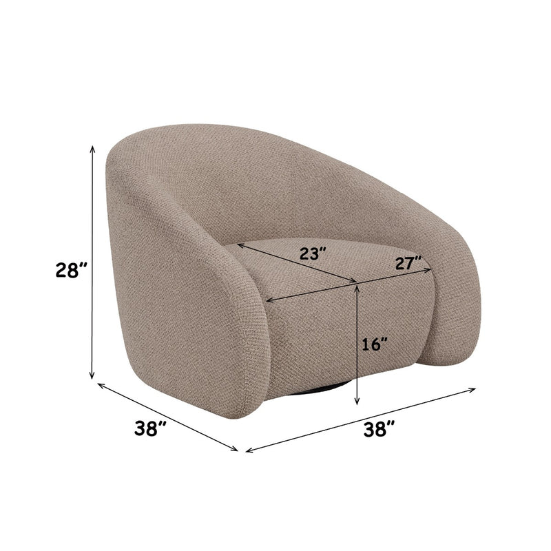 Zoey Accent Chair w/Swivel - AC03814