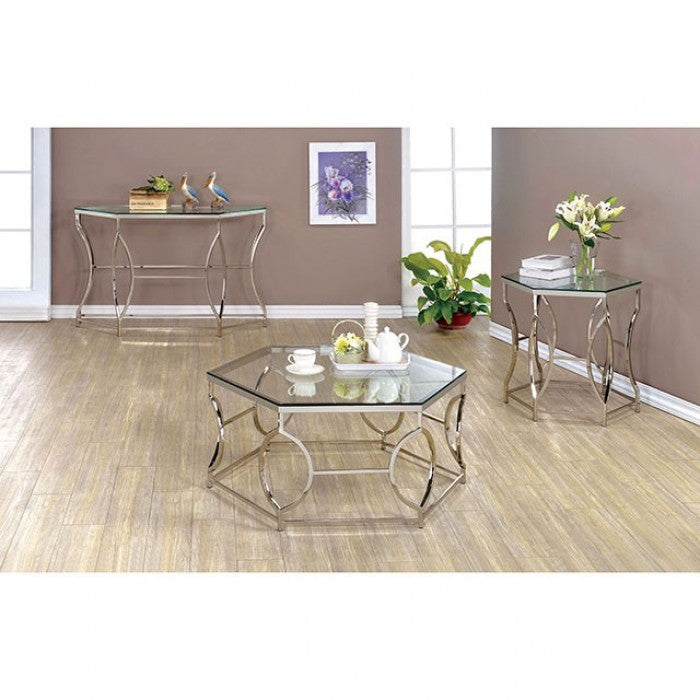 Zola Chrome End Table - CM4160E