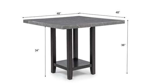 Zora 5PC (Dining Table + 4 Chairs) - D263-5PC