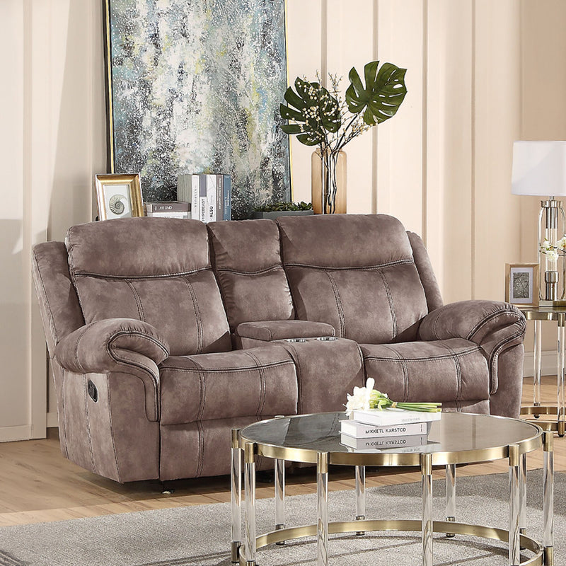 Zubaida Motion Loveseat & Console W/USB - 55021